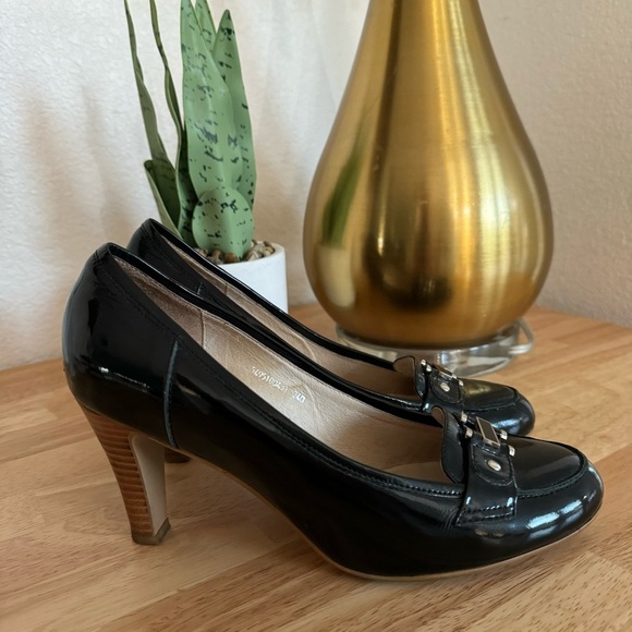Fiorucci Black Patent Leather Heels - Picture 3 of 16
